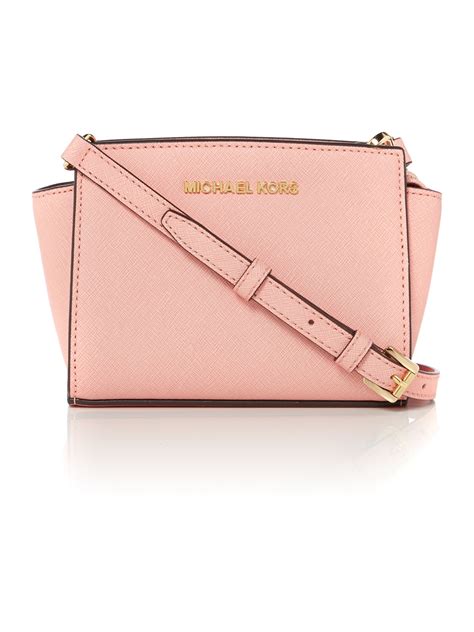 michael kors pale pink selma bag|Michael Kors selma crossbody.